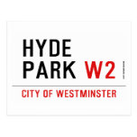 HYDE PARK  Postcards