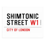 Shimtonic Street  Postcards