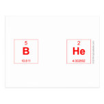 B He  Postcards