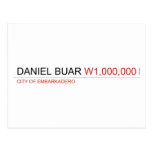 DANIEL BUAR  Postcards