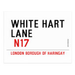 white hart lane   Postcards