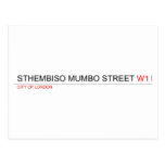 Sthembiso mumbo street  Postcards