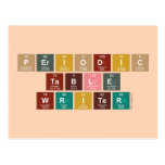 Periodic
 Table
 Writer  Postcards