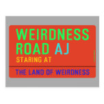 Weirdness Road  Postcards