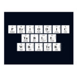 Periodic
 Table
 Writer  Postcards