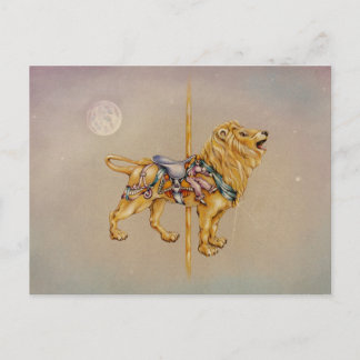Postcards - Carousel Lion