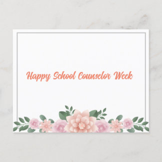 Postcards Design School Counselor Week 2023