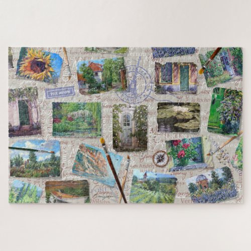 Postcards From France _ Artists Journey Jigsaw Puzzle