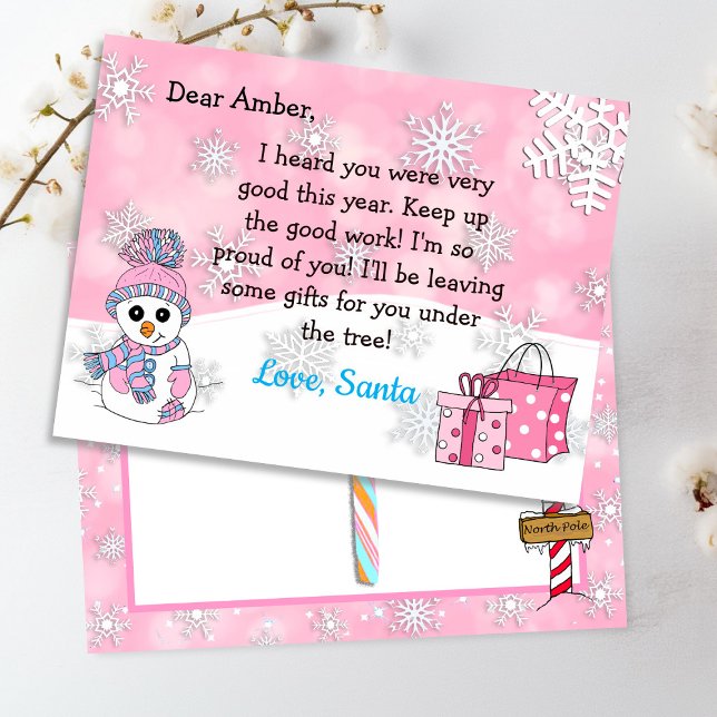 Postcards from Santa: Cute Snowman (Creator Uploaded)