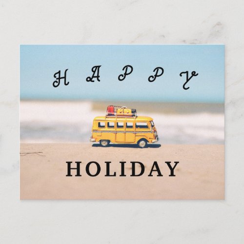 Postcards happy holiday