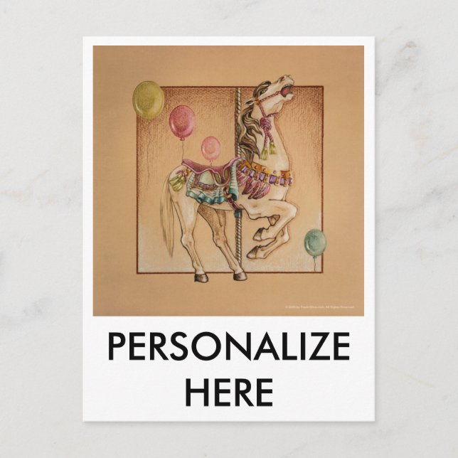 Postcards - Happy Horse Carousel (Front)