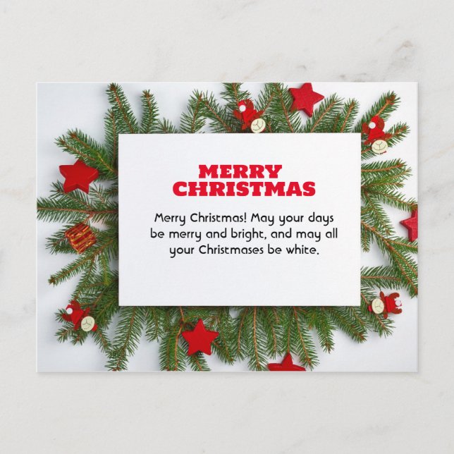 postcards | merry christmas  (Front)