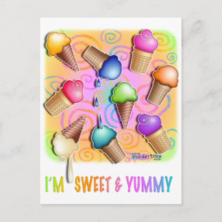 Postcards - Pop Art ICE CREAM CONES