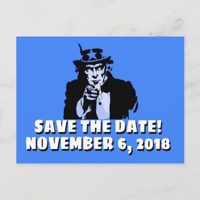 Postcards to Voters SAVE THE DATE November 6 (Front)