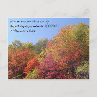 Postcards: Trees Sing Postcard