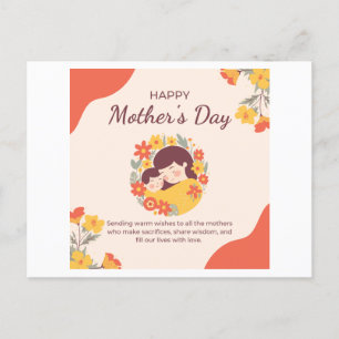 PostcardSweet Greenery Mother's Day Photo Card for