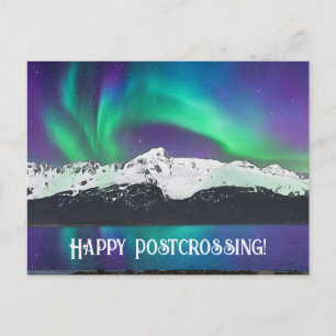 Postcrossing Northern Lights 1 - Postcard
