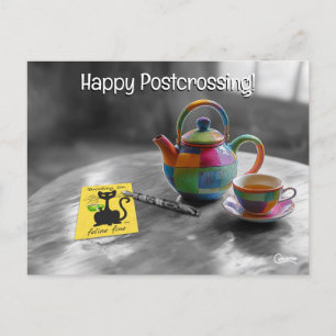 Postcrossing Tea - Postcard