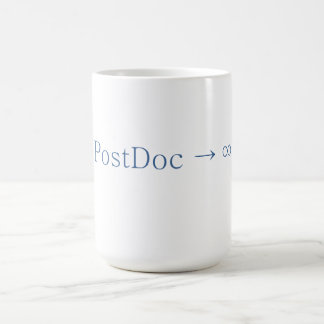 PostDoc approaches infinity - coffee mug