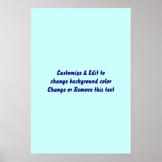 Poster 13" X 19" Blank add your image and text