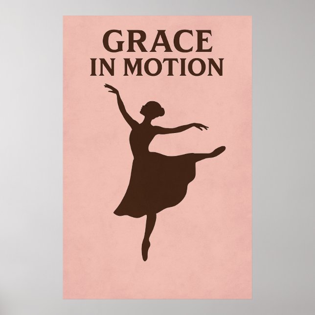 Poster 16, Grace in Motion, Vintage (Front)