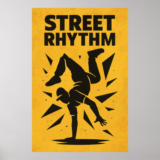 Poster 17, Street Rhythm, Vintage (Front)