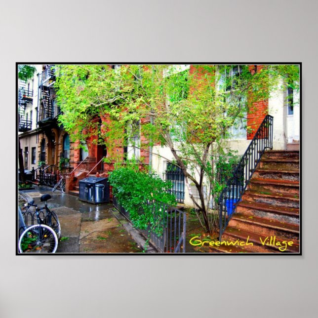 Poster 1 - Greenwich Village, NYC (Front)