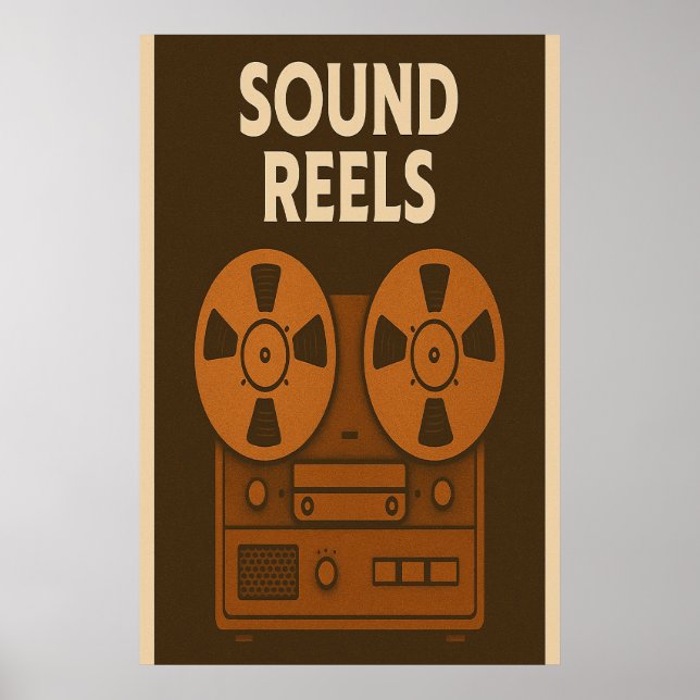 Poster 24, Sound Reels, Vintage (Front)