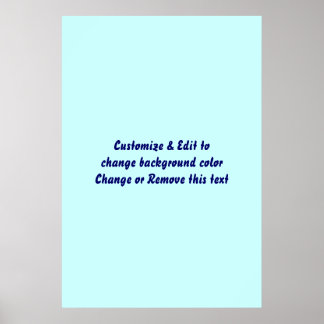 Poster 24" X 35" Blank add your image and text