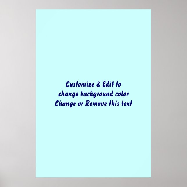 Poster 24" X 35" Blank add your image and text (Front)