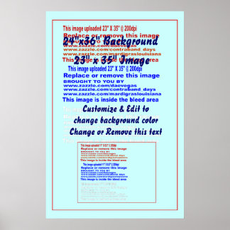 Poster 24" x 36" Background for 23" x 35" Image