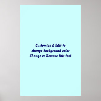 Poster 24" X 36" Blank add your image and text