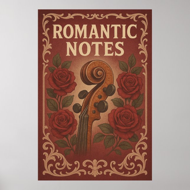 Poster 34, Romantic Notes, Vintage Art (Front)