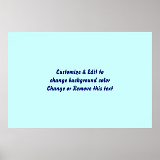 Poster 36" X 24" Blank add your image and text