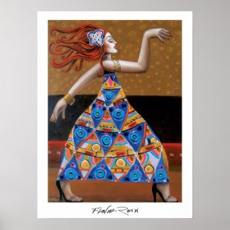 Poster 45,72x60,96cm: A Dama by Flavio Rossi