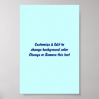 Poster 4" X 6" Blank add your image and text