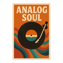 Poster 6, Analog Soul, Vintage