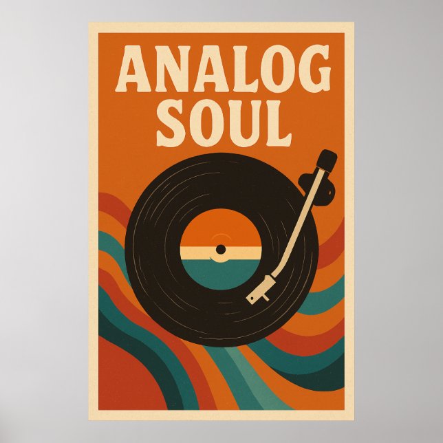 Poster 6, Analog Soul, Vintage (Front)