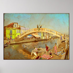 Póster A Ponte dos Carcavelos de Aveiro (Portugal) Poster