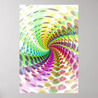 Poster: Abstract / Psychedelic Spiral Poster