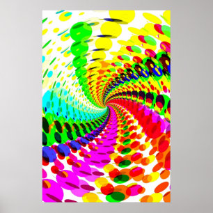 Poster: Abstract / Psychedelic Spiral Poster