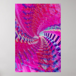 Poster: Abstract / Psychedelic Spiral Poster