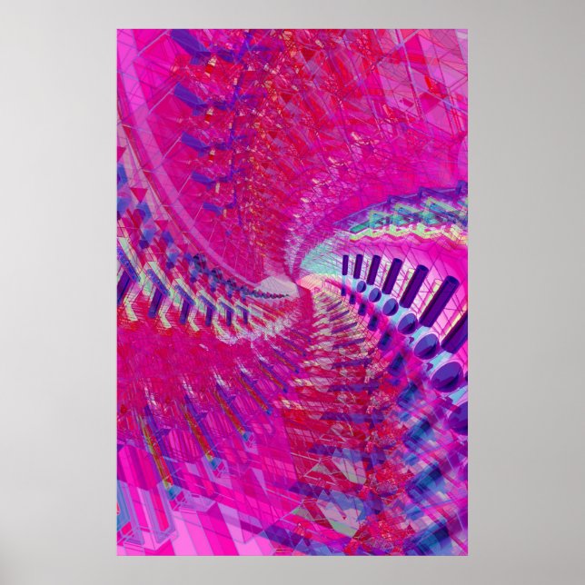 Poster: Abstract / Psychedelic Spiral Poster (Front)