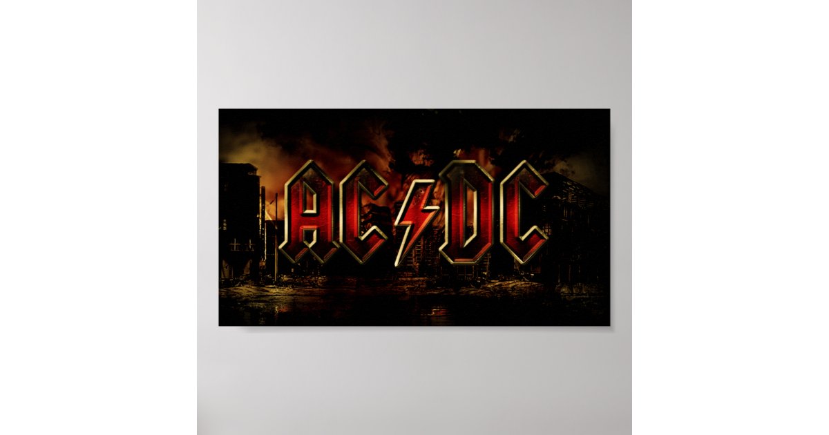 Pôster AC/DC Poster | Zazzle