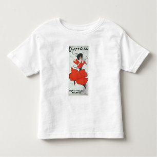 Poster advertising 'A Gaiety Girl' at the Prince o Toddler T-shirt
