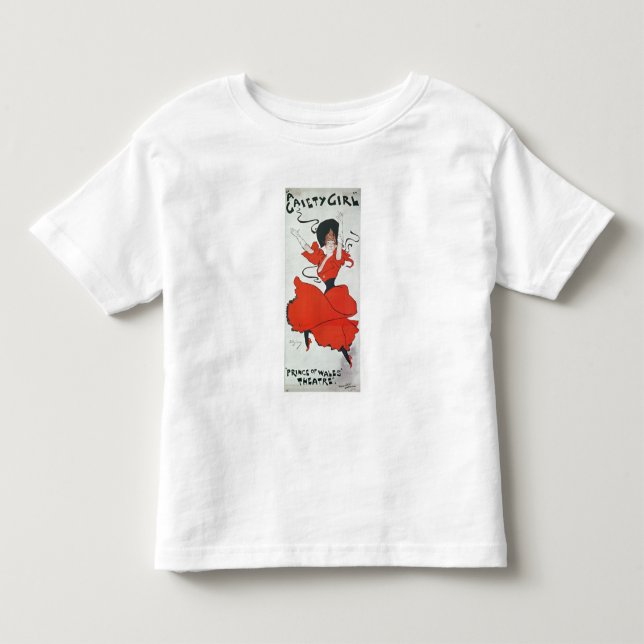 Poster advertising 'A Gaiety Girl' at the Prince o Toddler T-shirt (Front)