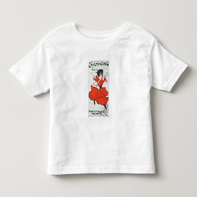 Poster advertising 'A Gaiety Girl' at the Prince o Toddler T-shirt (Front)