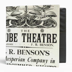 Poster advertising 'A Midsummer Night's Dream' Binder