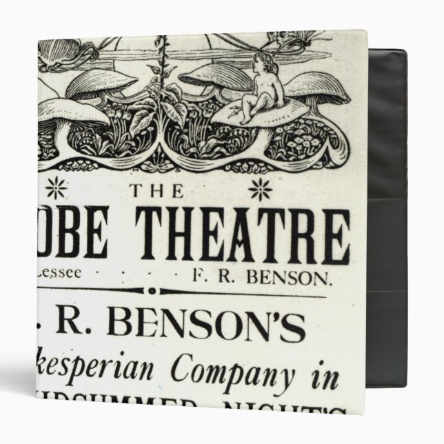 Poster advertising 'A Midsummer Night's Dream' Binder (Front/Inside)