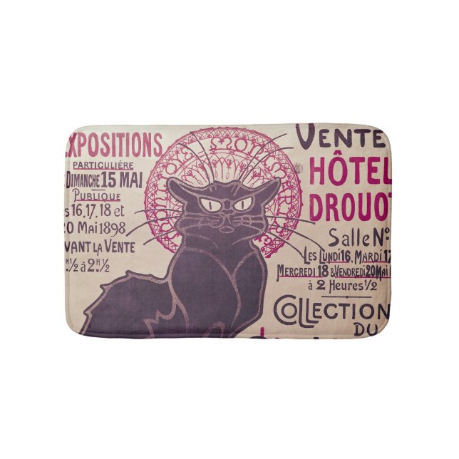 Poster advertising an exhibition bathroom mat (Front)